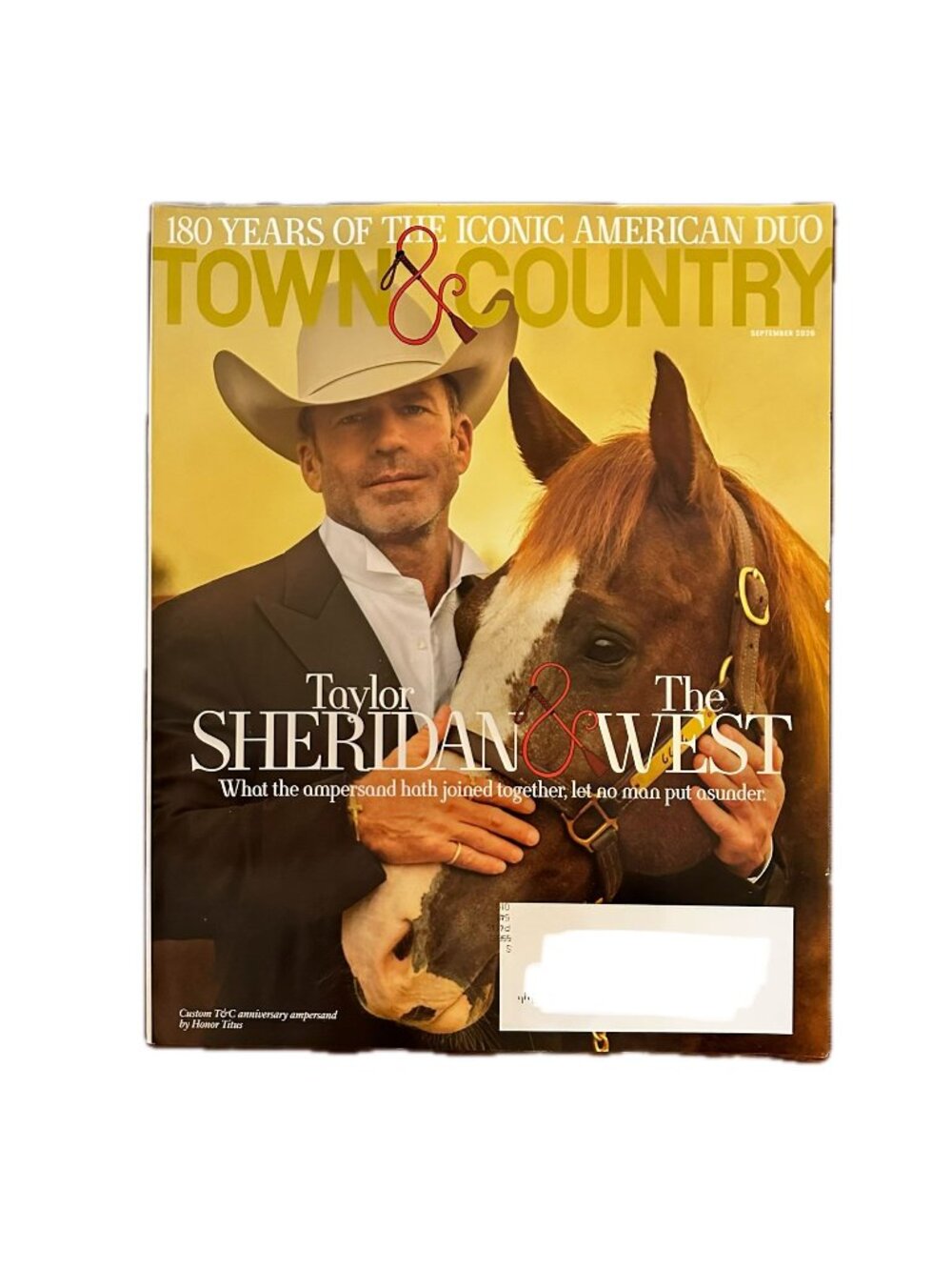 Town and Country Magazine September 2026 Taylor Sheridan & The West